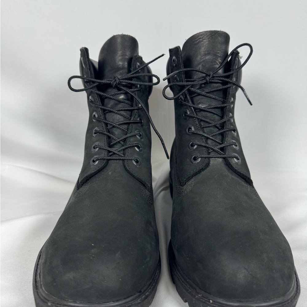 Timberland Men's Premium 6” Waterproof Boots Black Size 10.5 Wide - Picture 3 of 16
